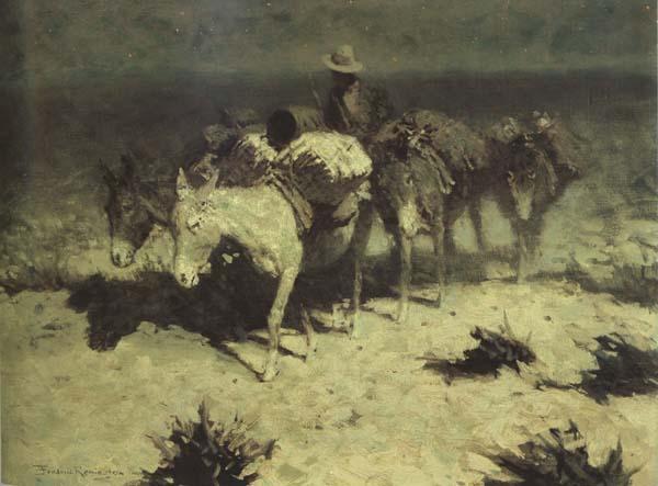 Frederic Remington The Desert Prospector (mk43) oil painting image